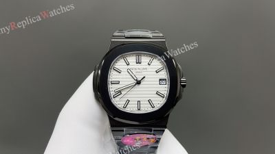 Patek Philippe Nautilus 9015 Movement 40mm 316L Steel White Face Watch